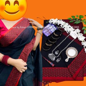 Black Saree combo set