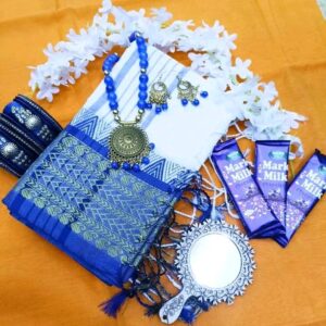 Tangaile suti saree combo. gift package. sada saree