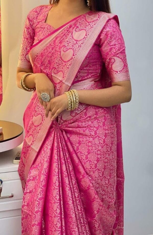 Kanchi Katan saree Combo - Image 2